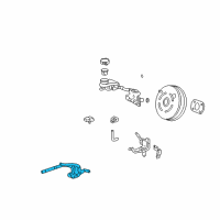 OEM 2010 Acura RDX Tube Assembly, Master Power Diagram - 46402-STK-A04