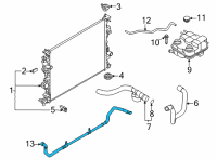 OEM 2020 Ford Escape HOSE Diagram - LX6Z-8286-E