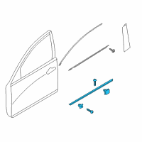 OEM 2018 Kia Cadenza MOULDING Assembly-Waist Line Diagram - 87712F6000