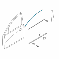 OEM 2017 Kia Cadenza MOULDING Assembly-Front Door Diagram - 82850F6000