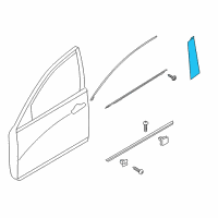 OEM 2014 Kia Cadenza Tape-Front Door Black Fra Diagram - 863733R000