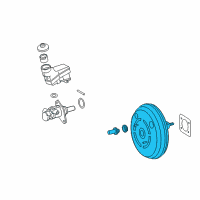 OEM Toyota Avalon Booster Assembly Diagram - 44610-07140
