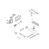 OEM BMW 530xi Handle, Floor Carpet-Luggage Comp Diagram - 51-47-6-958-162