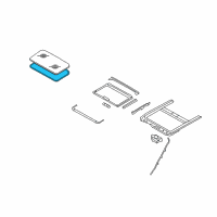 OEM Infiniti G37 Weatherstrip-Lid Diagram - 91246-JK01A