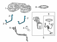 OEM 2021 Chrysler Voyager Fuel Tank Diagram - 68455206AA