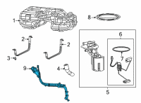 OEM Chrysler Voyager FUEL FILLER Diagram - 68299075AK