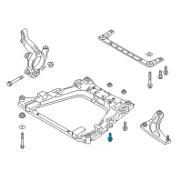 OEM 2018 Nissan Sentra Bolt Diagram - 54368-1KA0A