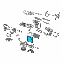 OEM Chevrolet Evaporator Diagram - 84087987