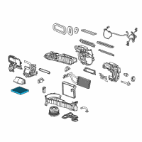 OEM GMC Filter-Pass Compartment Air Diagram - 23135671