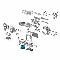 OEM 2019 Chevrolet Colorado Blower Motor Diagram - 84355032