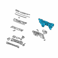 OEM Hummer Insulator, Dash Panel Diagram - 15818622