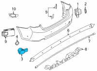 OEM 2022 BMW M235i xDrive Gran Coupe ULTRASONIC SENSOR, MELBOURNE Diagram - 66-20-9-472-244