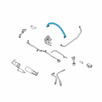 OEM 2009 Ford Explorer Sport Trac Crankcase Tube Diagram - 9L3Z-6A664-B