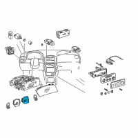 OEM 2000 Toyota Corolla Speedometer Head Diagram - 83220-02020