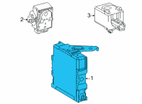 OEM Toyota Mirai Control Module Diagram - 89340-62030