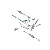 OEM 2000 Kia Sephia Pipe-Pressure, Lt Diagram - 0K2A232452A