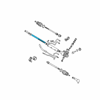 OEM 2003 Kia Spectra Rack Bar Diagram - 0K2N132119