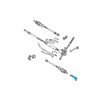 OEM Kia Spectra Joint-Ball, Outer Diagram - 0K9A232280