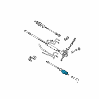 OEM 1994 Kia Sephia Seal-Rack Diagram - 0K20332125