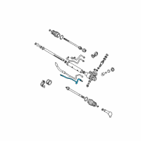 OEM 2002 Kia Spectra Pipe-Return Diagram - 0K2A232480B