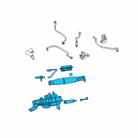 OEM Lincoln Navigator Vapor Canister Diagram - 6L1Z-9D653-A