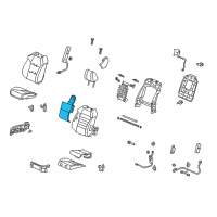 OEM 2012 Acura MDX Tci, Right Front Seat-Back Diagram - 81217-STX-L41