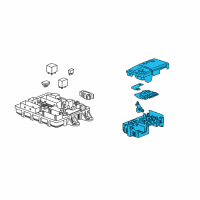 OEM 2018 Chevrolet Corvette Fuse Box Diagram - 84314829