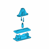 OEM Toyota License Lamp Diagram - 81270-02250