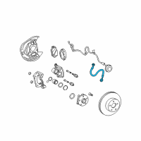 OEM Lexus GS430 Hose, Flexible Diagram - 90947-02E53