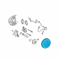 OEM Lexus GS460 Disc, Front RH Diagram - 43512-30330