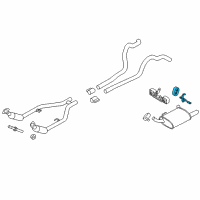 OEM 2011 Ford Mustang Hanger Diagram - BR3Z-5277-B