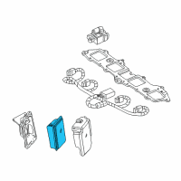 OEM 2004 Hummer H2 PCM Diagram - 19299226