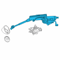 OEM Jeep Patriot Column-Steering Diagram - 68004184AA