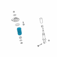 OEM Pontiac G8 Coil Spring Diagram - 92232662