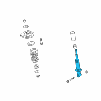 OEM 2009 Pontiac G8 Shock Absorber Diagram - 92269782