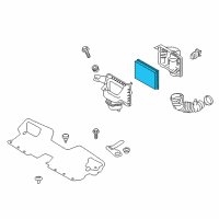 OEM Infiniti FX50 Element Assy Diagram - 16546-30P00