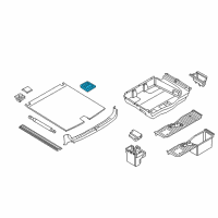 OEM 2015 BMW X6 Handle, Floor Carpet-Luggage Comp Diagram - 51-47-7-267-484