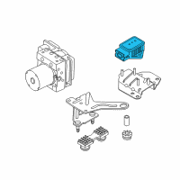 OEM 2014 BMW X1 Yaw Rate Speed Sensor Diagram - 34-52-6-782-372