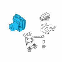 OEM 2007 BMW X3 Dsc Hydraulic Unit Diagram - 34-51-3-450-270