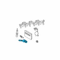 OEM 2002 Jeep Liberty Ignition Capacitor Diagram - 56041915AB