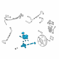 OEM 2018 Hyundai Sonata Cylinder Assembly-Brake Master Diagram - 58510-C1500