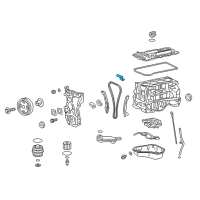 OEM 2012 Toyota Sienna Upper Guide Diagram - 13566-0V011