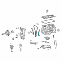 OEM Lexus DAMPER, Chain Vibration Diagram - 13561-0V010