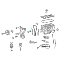 OEM 2012 Toyota Sienna Tensioner Gasket Diagram - 13552-0V010