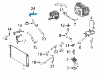 OEM 2018 Toyota Mirai Water Hose Diagram - G9392-62010