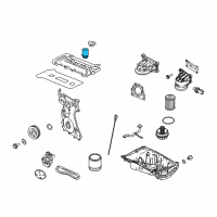 OEM 2010 Mercury Mariner Oil Filler Tube Diagram - 5M6Z-6763-AA