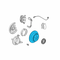 OEM Ford F-250 Rotor Diagram - YL3Z-1V125-FB