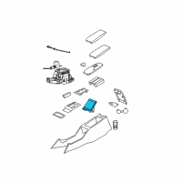 OEM Dodge Magnum Holder-Console Mounted Diagram - 5137794AA