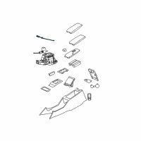 OEM 2005 Chrysler 300 Cable-Gear Selector Diagram - 4578073AD