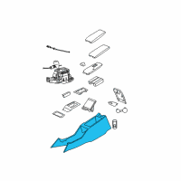 OEM 2006 Dodge Charger Console-Floor Diagram - 1AJ731D1AA